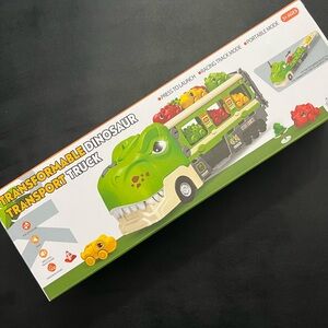 Transformable Dinosaur Transport Truck - Green